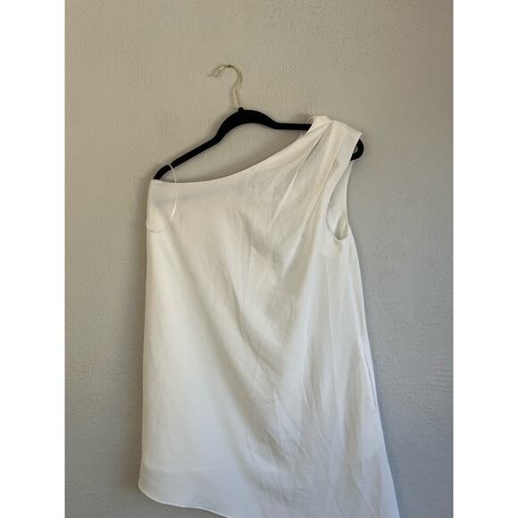 Anthropologie Endless Rose Women's Shoulder Pintucked Asymmetrical Mini … - Picture 9 of 10